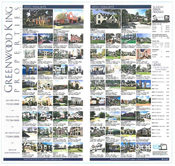 Houston Home Sale Advertising - Print Ads